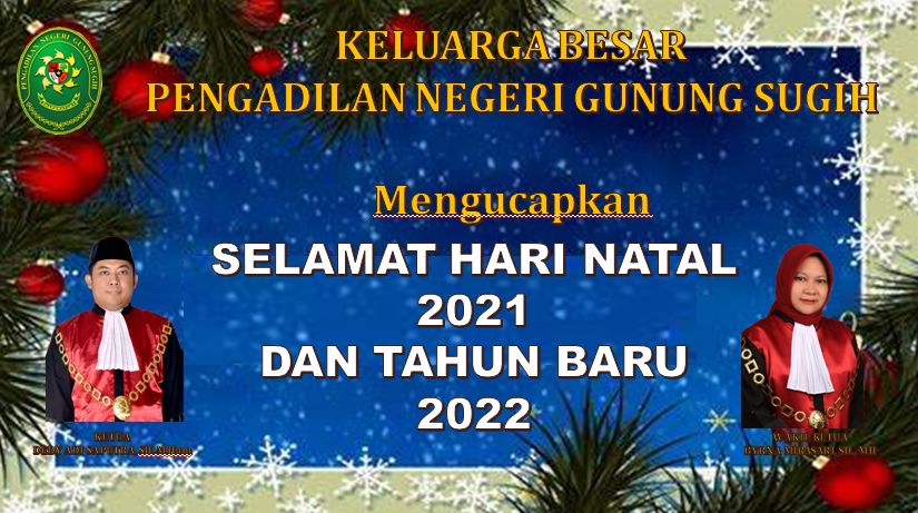 SELAMAT HARI NATAL 2021 DAN TAHUN BARU 2022